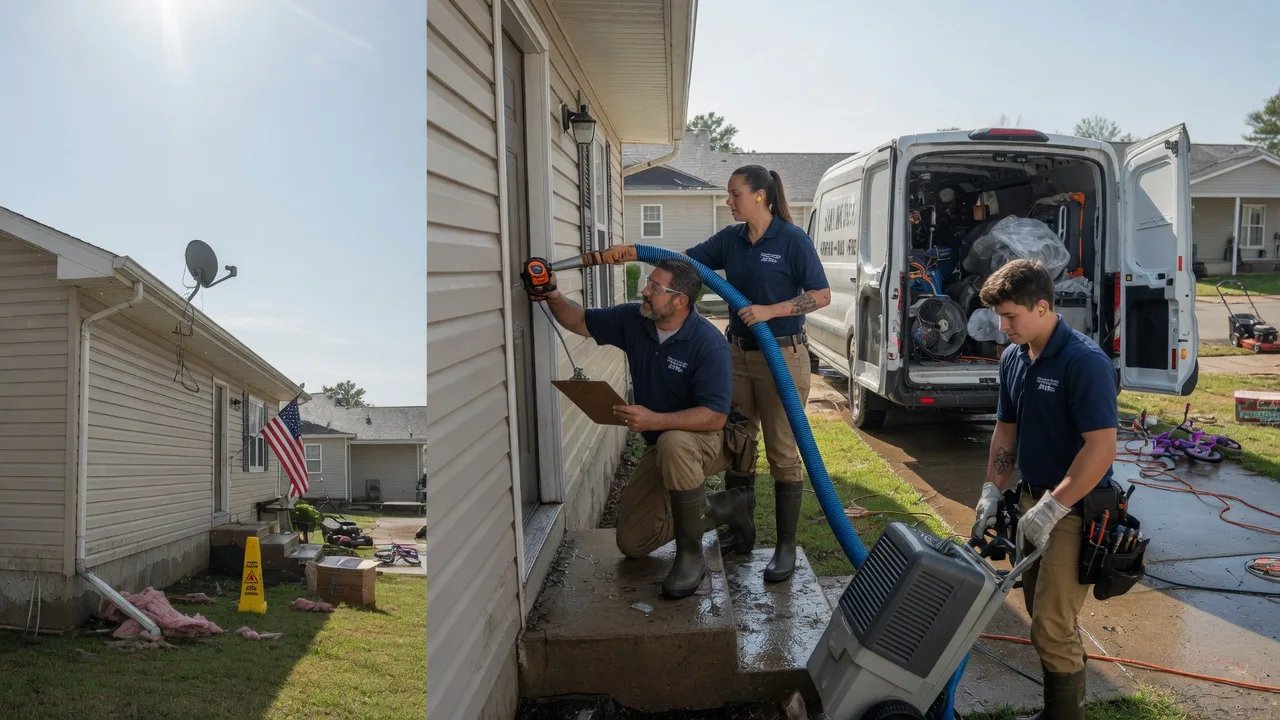Ceiling Water Damage Restoration in Nashville, IN near me